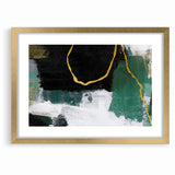 Elegant Geometric Line Art | Abstract Strokes & Lines Canvas Print