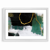 Elegant Geometric Line Art | Abstract Strokes & Lines Canvas Print