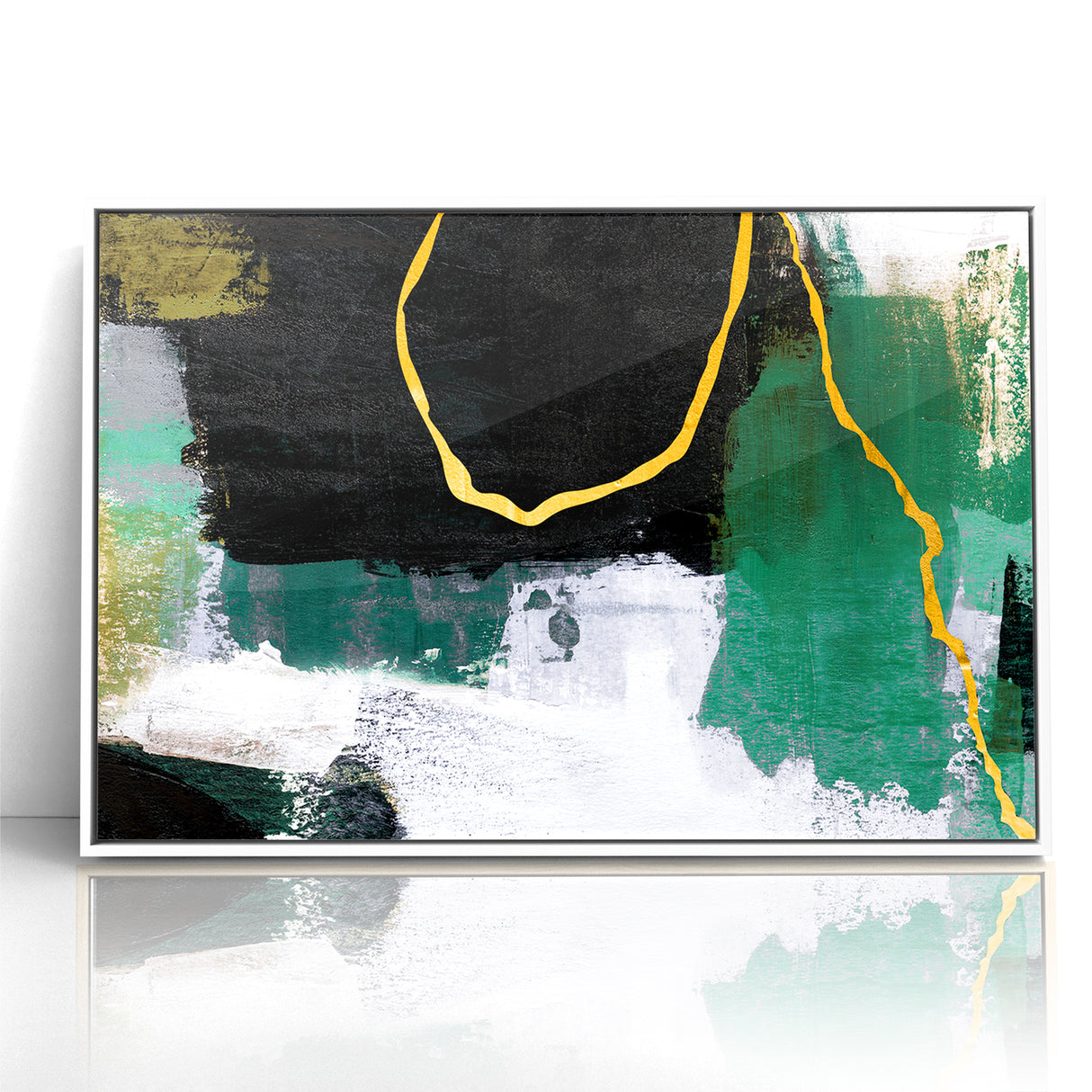 Elegant Geometric Line Art | Abstract Strokes & Lines Canvas Print