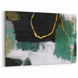 Elegant Geometric Line Art | Abstract Strokes & Lines Canvas Print