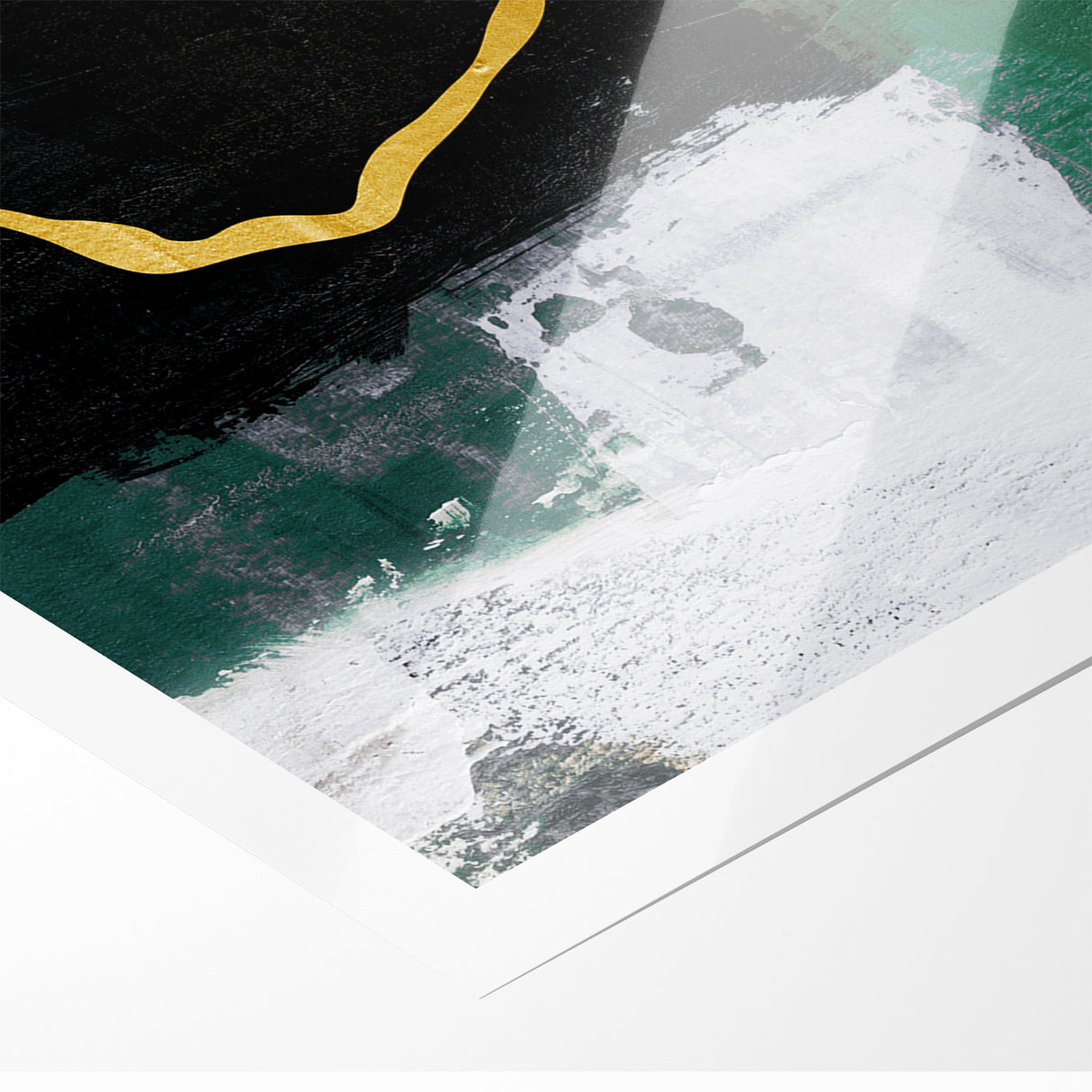 Elegant Geometric Line Art | Abstract Strokes & Lines Canvas Print