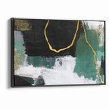 Elegant Geometric Line Art | Abstract Strokes & Lines Canvas Print
