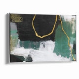 Elegant Geometric Line Art | Abstract Strokes & Lines Canvas Print
