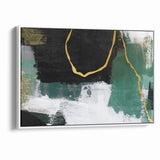 Elegant Geometric Line Art | Abstract Strokes & Lines Canvas Print