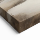 Modern Landscape Abstract: Serene Lake Scene on Canvas