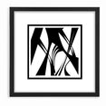 Minimalist Black and White Abstract Canvas - Artistic Monochrome Design