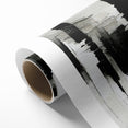 Contemporary Black and White Abstract Canvas - Artistic Monochrome Decor