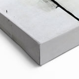 Contemporary Black and White Abstract Canvas - Artistic Monochrome Decor