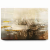 Calming Abstract Landscape | Earth Tones & Texture Canvas Art