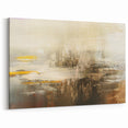 Calming Abstract Landscape | Earth Tones & Texture Canvas Art