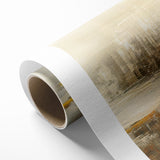 Calming Abstract Landscape | Earth Tones & Texture Canvas Art