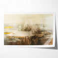 Calming Abstract Landscape | Earth Tones & Texture Canvas Art