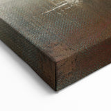Calming Abstract Landscape | Earth Tones & Texture Canvas Art