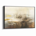 Calming Abstract Landscape | Earth Tones & Texture Canvas Art
