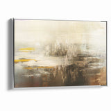 Calming Abstract Landscape | Earth Tones & Texture Canvas Art