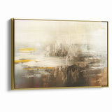 Calming Abstract Landscape | Earth Tones & Texture Canvas Art