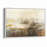 Calming Abstract Landscape | Earth Tones & Texture Canvas Art