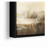 Calming Abstract Landscape | Earth Tones & Texture Canvas Art