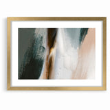 Abstract Serenity | Earthy Tones & Minimalist Brush Strokes Art