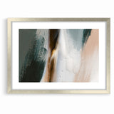 Abstract Serenity | Earthy Tones & Minimalist Brush Strokes Art