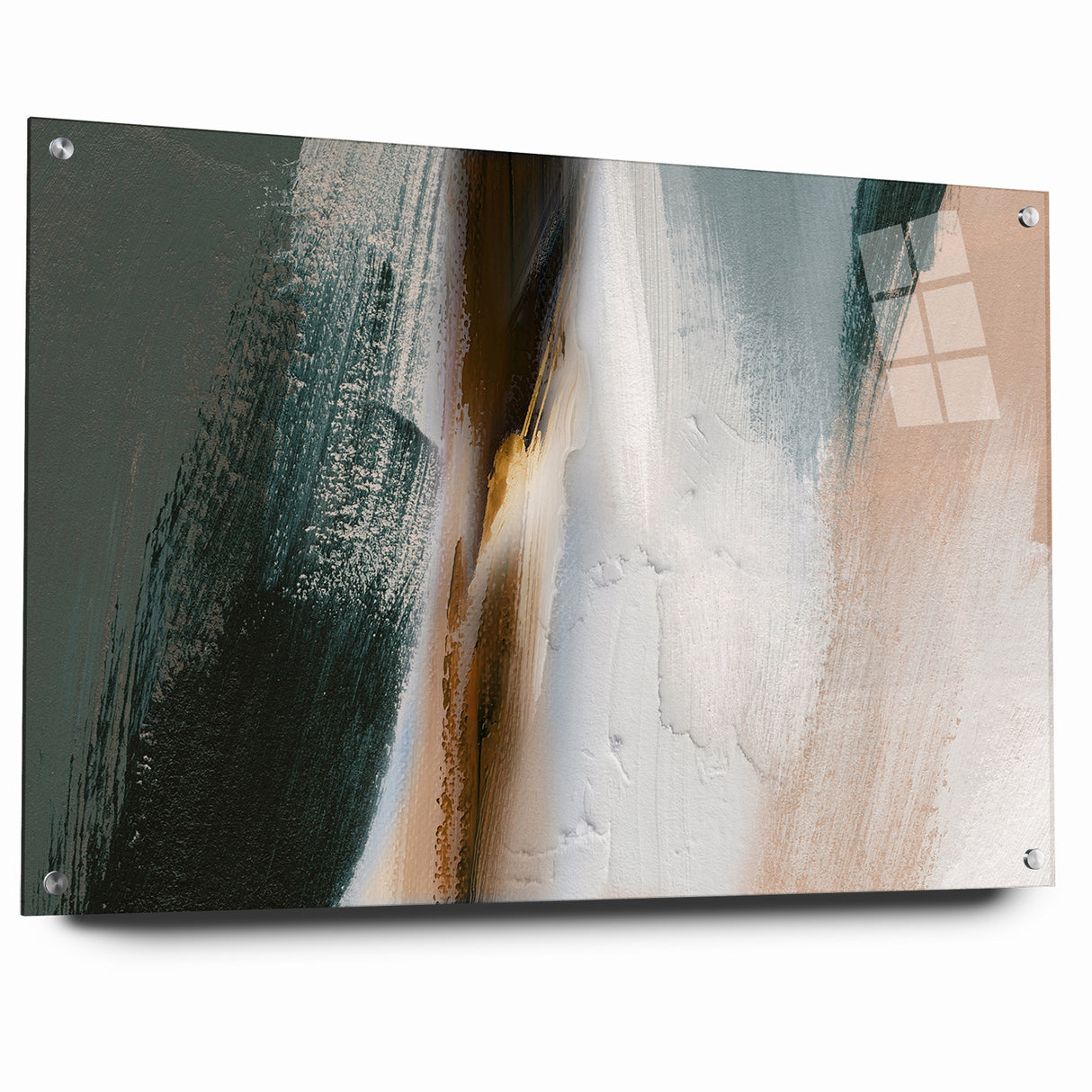 Abstract Serenity | Earthy Tones & Minimalist Brush Strokes Art