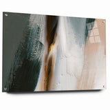 Abstract Serenity | Earthy Tones & Minimalist Brush Strokes Art