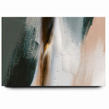 Abstract Serenity | Earthy Tones & Minimalist Brush Strokes Art