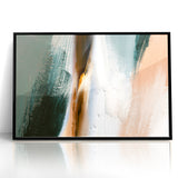 Abstract Serenity | Earthy Tones & Minimalist Brush Strokes Art