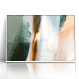 Abstract Serenity | Earthy Tones & Minimalist Brush Strokes Art