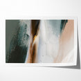 Abstract Serenity | Earthy Tones & Minimalist Brush Strokes Art