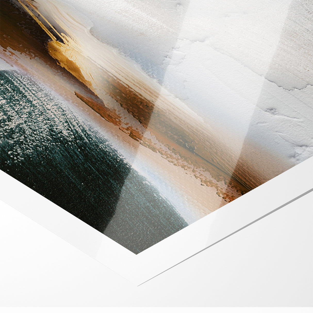 Abstract Serenity | Earthy Tones & Minimalist Brush Strokes Art