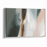 Abstract Serenity | Earthy Tones & Minimalist Brush Strokes Art