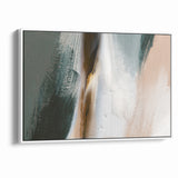 Abstract Serenity | Earthy Tones & Minimalist Brush Strokes Art