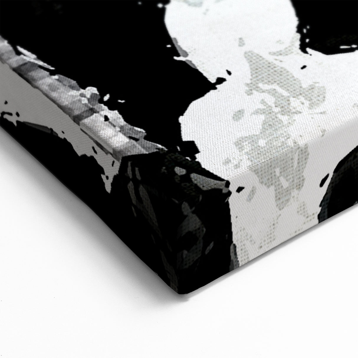 Artistic Black and White Silhouette Canvas - Modern Abstract Art