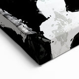 Artistic Black and White Silhouette Canvas - Modern Abstract Art