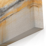 Golden Tree and Mountains Modern Landscape Abstract Wall Art