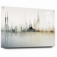 Modern Skyline Abstract Landscape Art for Contemporary Decor