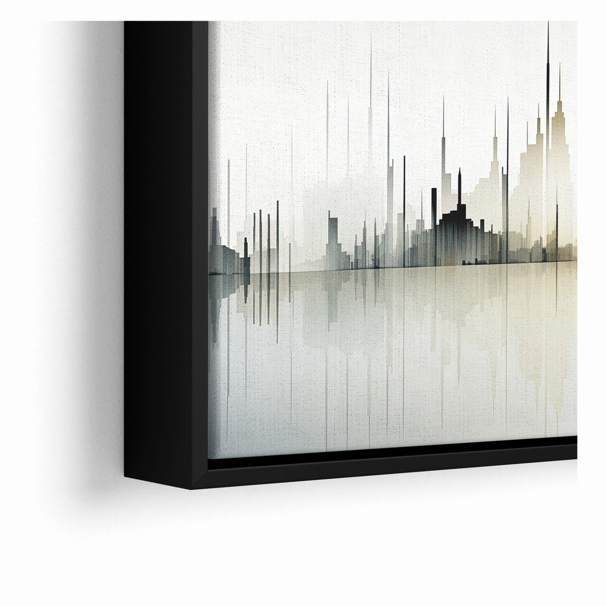 Modern Skyline Abstract Landscape Art for Contemporary Decor