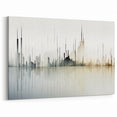 Modern Skyline Abstract Landscape Art for Contemporary Decor