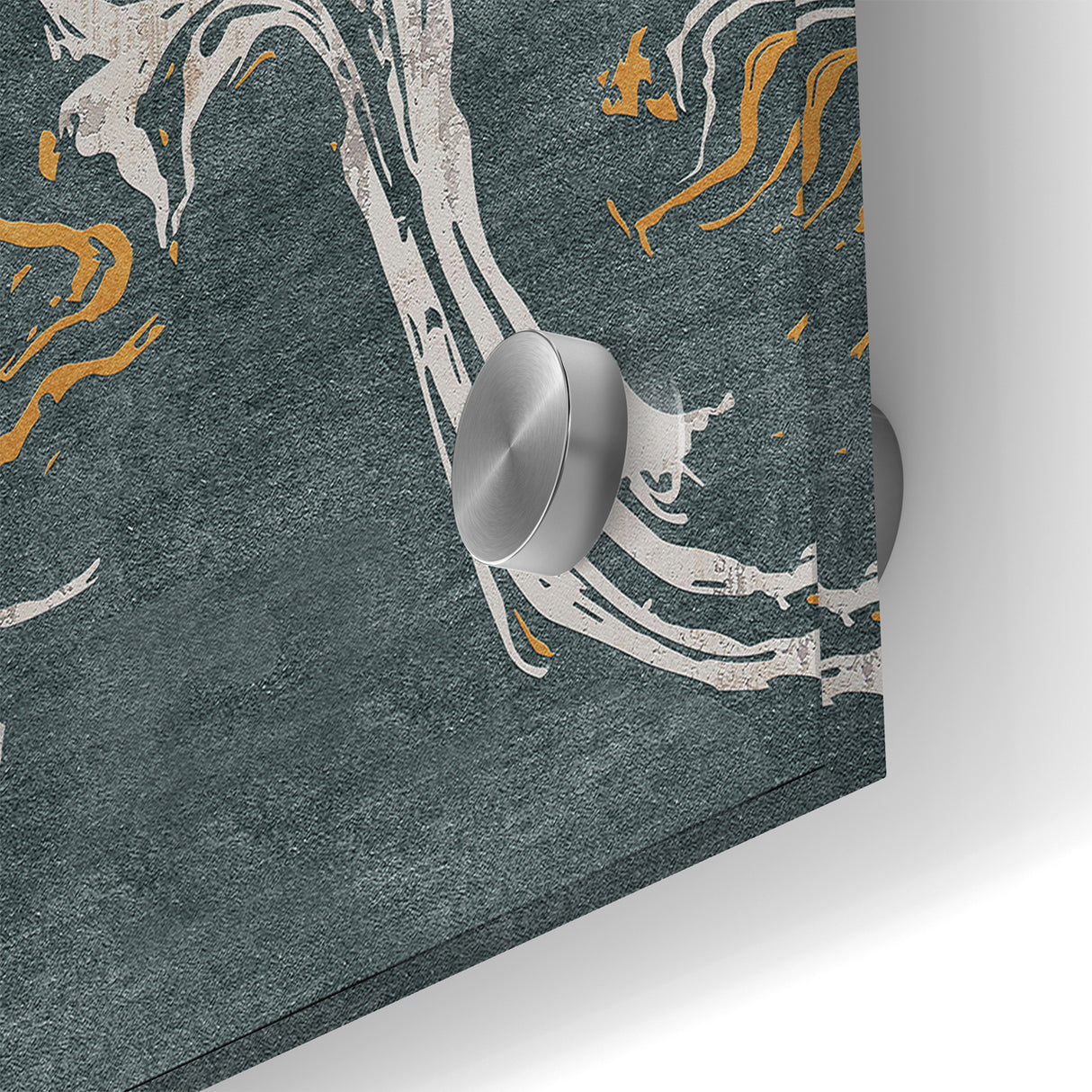 Abstract Line Art with Gold Accents - Modern Canvas Wall Decor