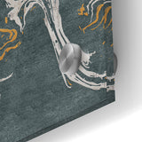 Abstract Line Art with Gold Accents - Modern Canvas Wall Decor