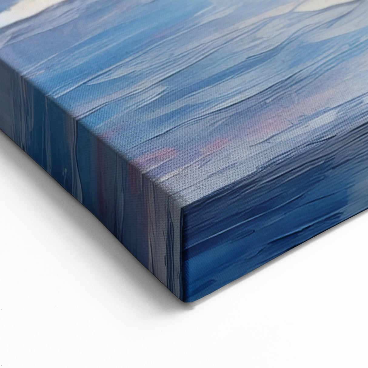 Colorful Abstract Landscapes - Sailboat Sunset Serenity Wall Art