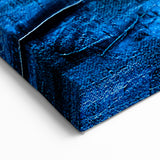 Colorful Abstract Landscapes - Blue and Gold Horizon Wall Art