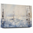 Abstract Nature Prints - Winter Forest Serenity Wall Art