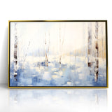 Abstract Nature Prints - Winter Forest Serenity Wall Art
