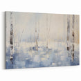 Abstract Nature Prints - Winter Forest Serenity Wall Art