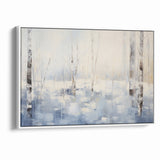 Abstract Nature Prints - Winter Forest Serenity Wall Art