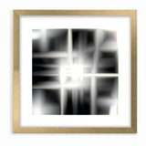 Elegant Black and White Abstract Art | Modern Monochrome Canvas Design