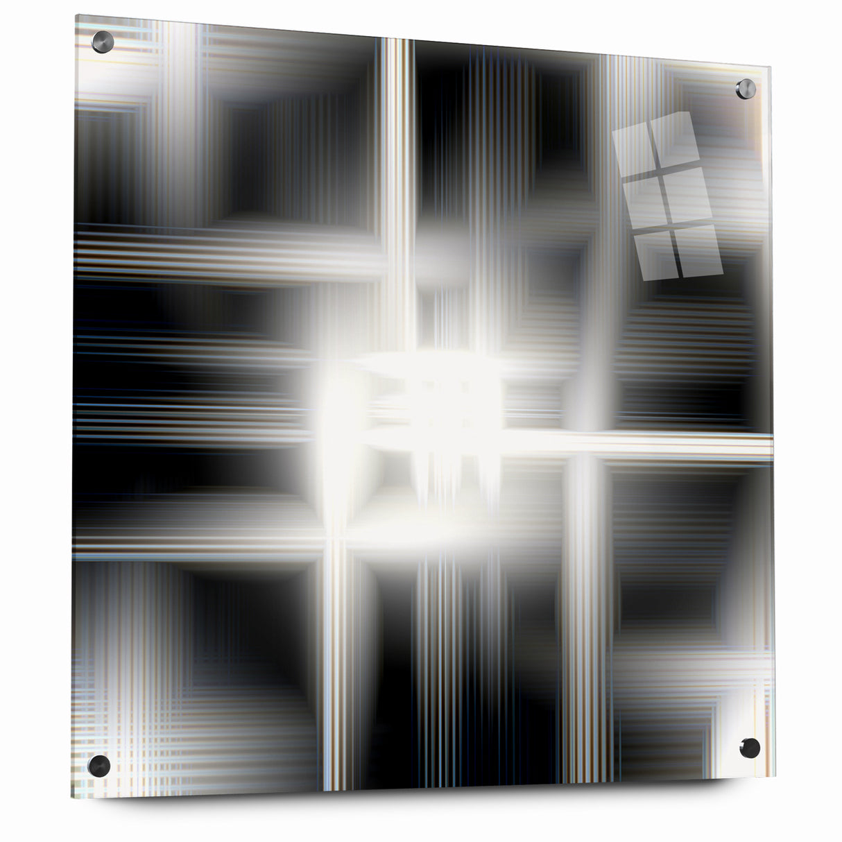 Elegant Black and White Abstract Art | Modern Monochrome Canvas Design