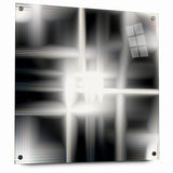 Elegant Black and White Abstract Art | Modern Monochrome Canvas Design